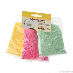 Dreifarbige Kokosnuss 90g