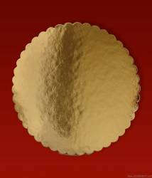 Tortenuntersetzer Durchmesser 28cm gold