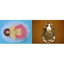 Tortenform Puppe klein 33x7,5cm