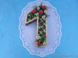 Tortenform digit 1 34cm