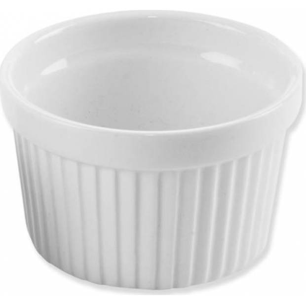 Porzellan-Backform weiß 9x5,5cm