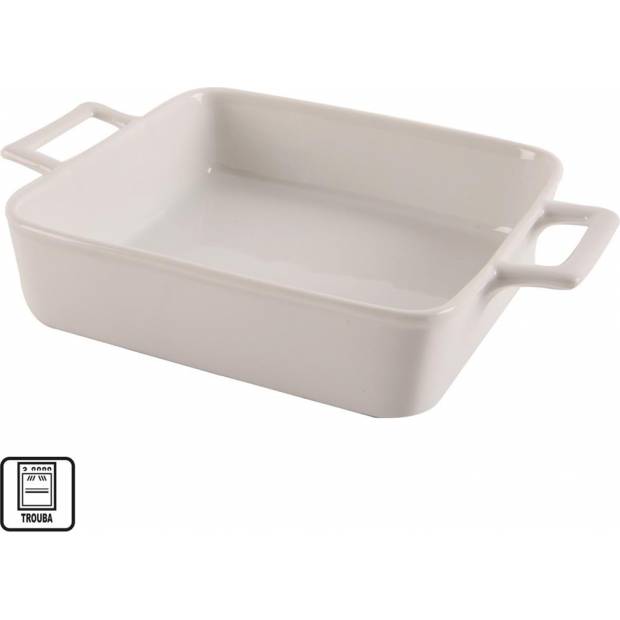 Porzellanauflaufform Miska 20x20x5,5 cm