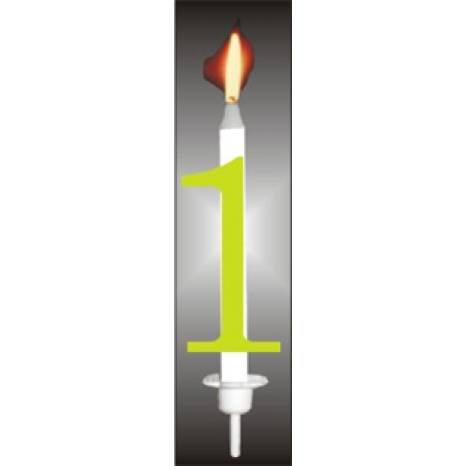 Tortenkerze reflektierend