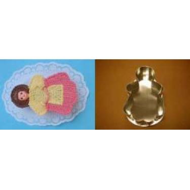 Tortenform Puppe klein 33x7,5cm