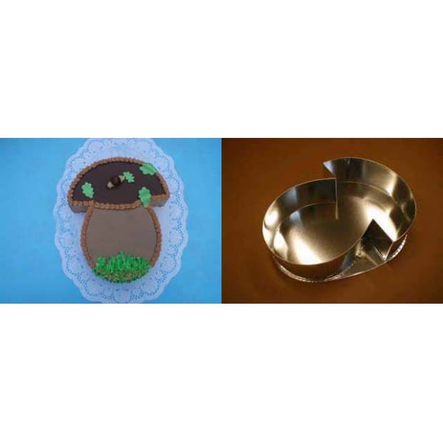 Tortenform Pilz 32x7,5cm