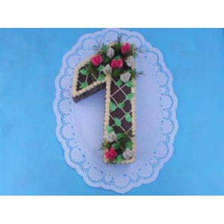 Tortenform digit 1 34cm