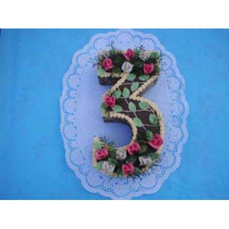 Tortenform Ziffern 3 34cm