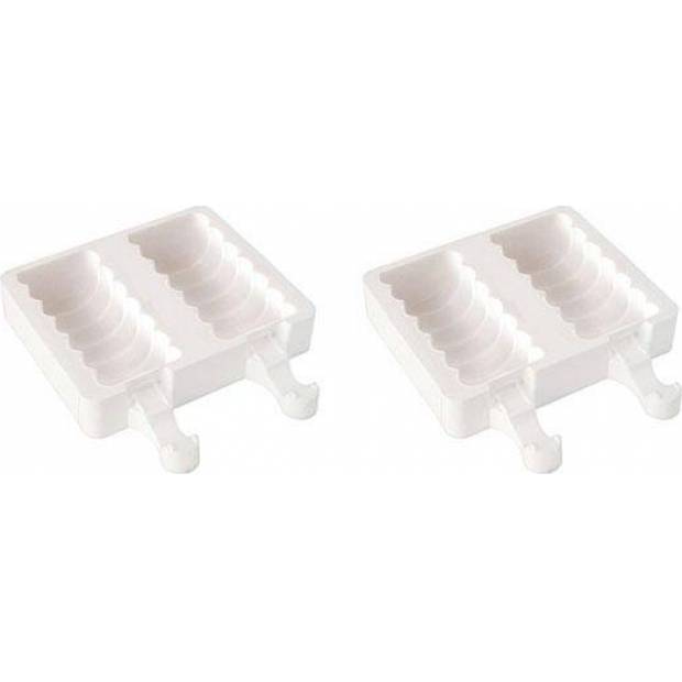 Silikonform für Eis am Stiel - 2 Stück Twister Tango