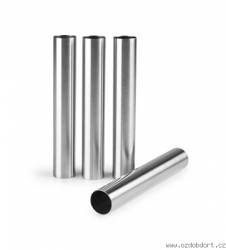 Edelstahl-Dessertröhrchen 4 Stück 14cm Durchmesser 2cm