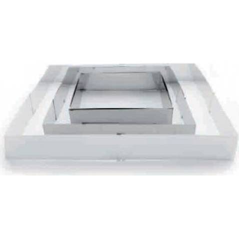 Faltkuchenform - Rand quadratisch 20x24 - 38x46cm