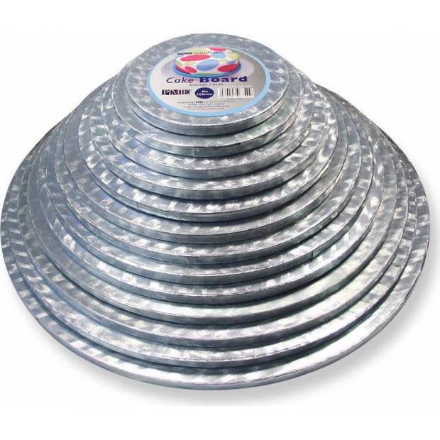 Tortenuntersetzer silber - Kreis