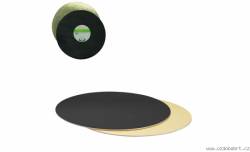 Tortenmatte 1St. doppelseitig schwarz gold 32cm 3mm