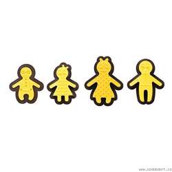 Satz von 8 CUTTERS&DECORMARKERS HAPPY FAMILY