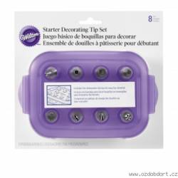 Set mit Gebäckspitzen und Aufbewahrungsbox