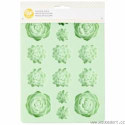 Silikonform Sukkulenten