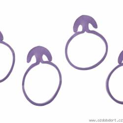 Gummibänder zur Befestigung der Taschen