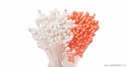 Perlmutt-Pistillen - weiß, orange