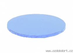 Runde Kuchenmatte St. Blau 30x1,2 cm