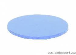 Runde Kuchenmatte St. Blau 35x1,2 cm