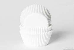 Weiße Muffin-Körbchen 50 Stk.