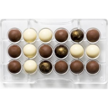 Form für Schokoladenkugeln 25-200X120X22MM