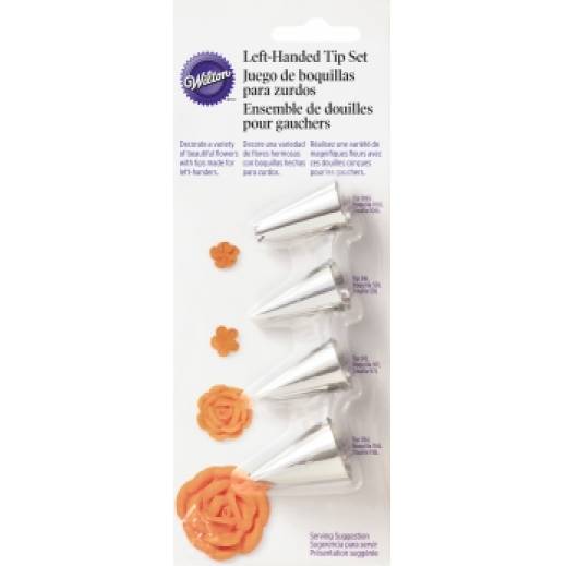 4-teilige Dekorations-Satz Spitzen für Linkshänder