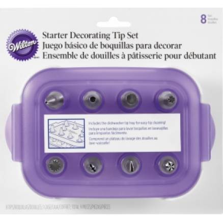 Set mit Gebäckspitzen und Aufbewahrungsbox