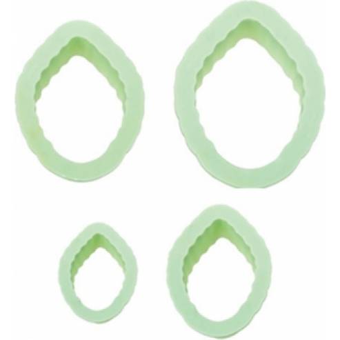 Plastikstempel - Rosenblütenblätter 4St.