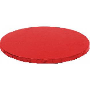 Runde Kuchenmatte rot 25x1,2 cm