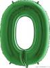 Aufblasbarer Ballon Nr. 0 grün 102 cm extra groß