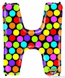 Luftballon Buchstabe H bunt 102 cm