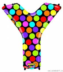 Luftballon Buchstabe Y farbig 102 cm