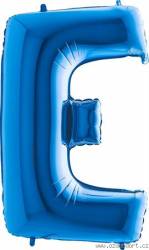 Luftballon Buchstabe E blau 102 cm
