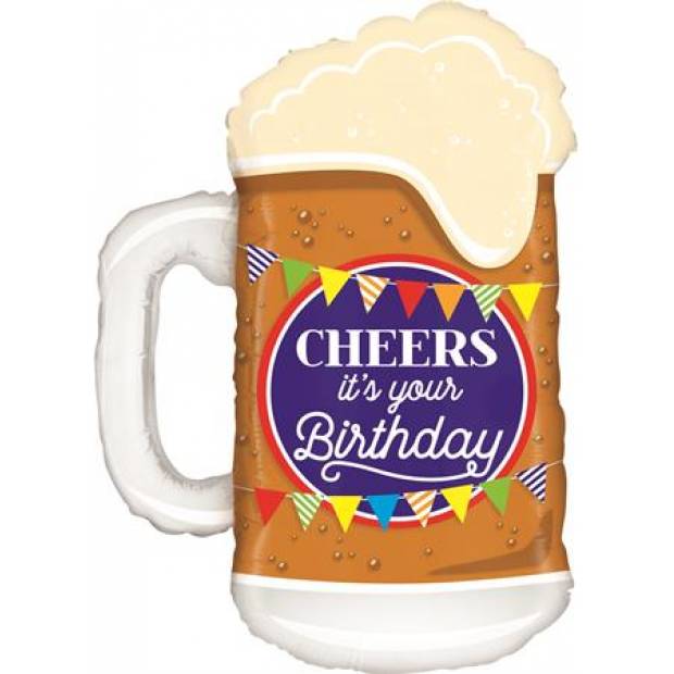Luftballon zum Geburtstag - Bier 86 cm