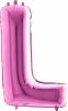 Luftballon Buchstabe L pink 102 cm