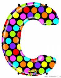 Luftballon Buchstabe C bunt 102 cm