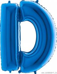 Luftballon Buchstabe D blau 102 cm