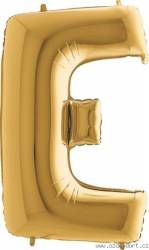 Luftballon Buchstabe E goldfarben 102 cm