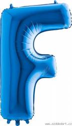 Luftballon Buchstabe F blau 102 cm