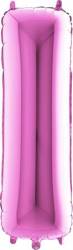 Luftballon Buchstabe I pink 102 cm