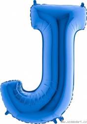 Luftballon Buchstabe J blau 102 cm