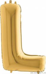 Luftballon Buchstabe L goldfarben 102 cm