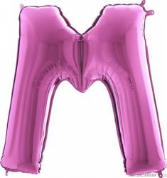 Luftballon Buchstabe M pink 102 cm