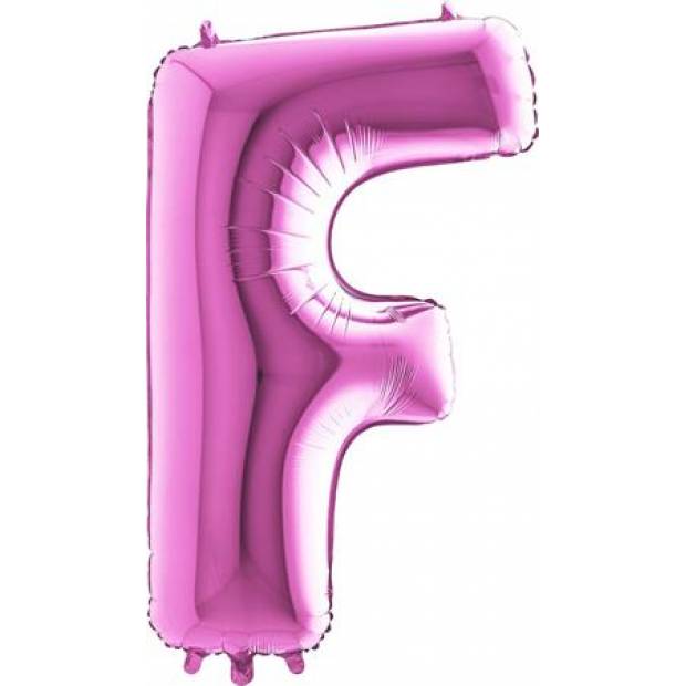 Luftballon Buchstabe F pink 102 cm