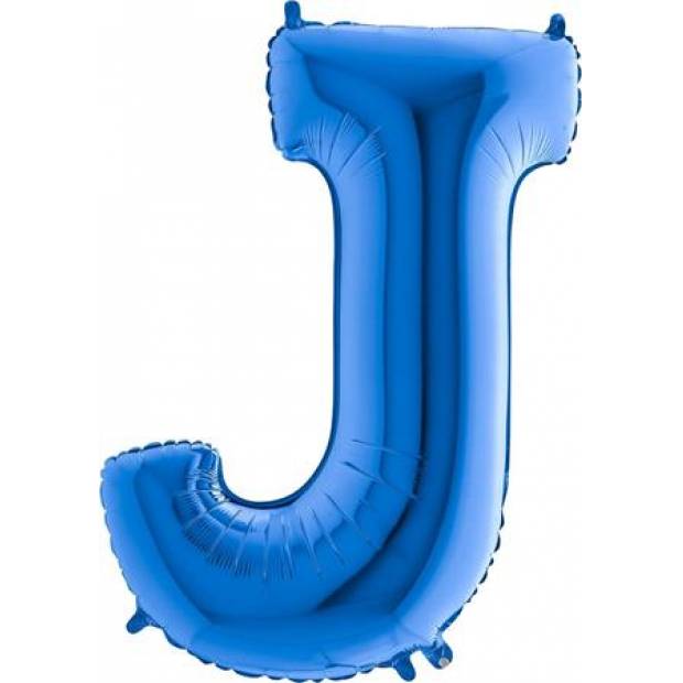Luftballon Buchstabe J blau 102 cm