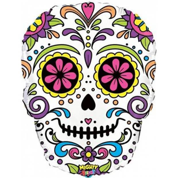 Aufblasbarer Ballon Schädel 69 cm