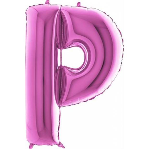 Luftballon Buchstabe P pink 102 cm
