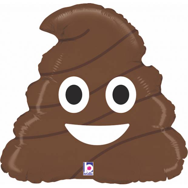 Aufblasbarer Ballon Emoji Poo 51 cm