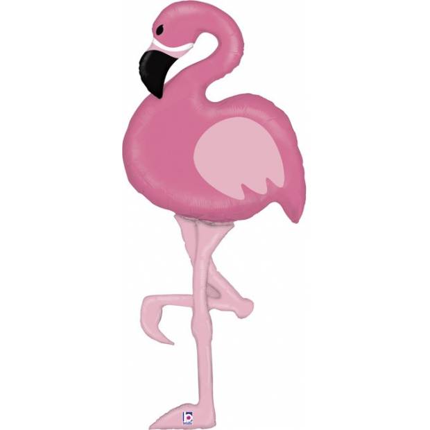 Aufblasbarer Ballon gigantischer Flamingo 170x66 cm