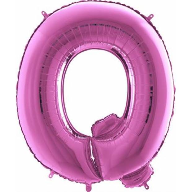 Luftballon Buchstabe Q pink 102 cm